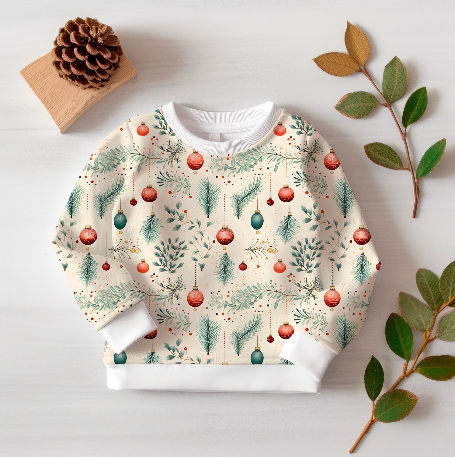 Beige, Weihnachtskugeln Wintervorbestellung
